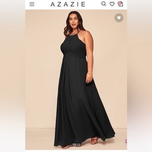 AZAZIE Black “ginger” bridesmaids dress | size C size 12